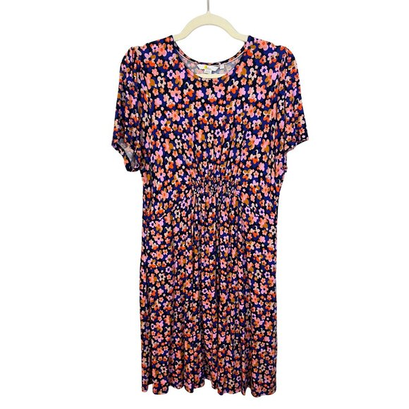 Boden Dresses & Skirts - BODEN Women's Short Sleeve Daisy Jersey Dress Multicolor Pockets 12